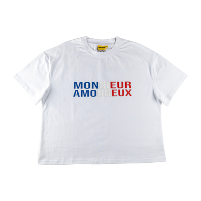MONSIEUR AMOUREUX TEE - WHITE