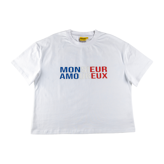 MONSIEUR AMOUREUX TEE - WHITE