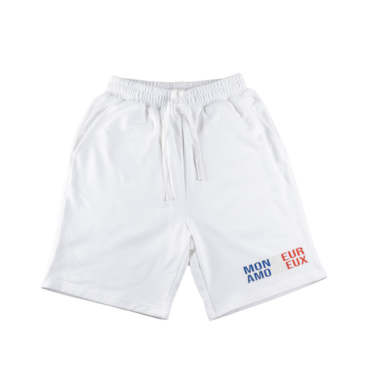 MONSIEUR AMOUREUX SHORT - WHITE