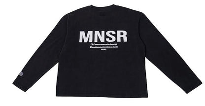MNSR LONGSLEEVE - WASHED BLACK
