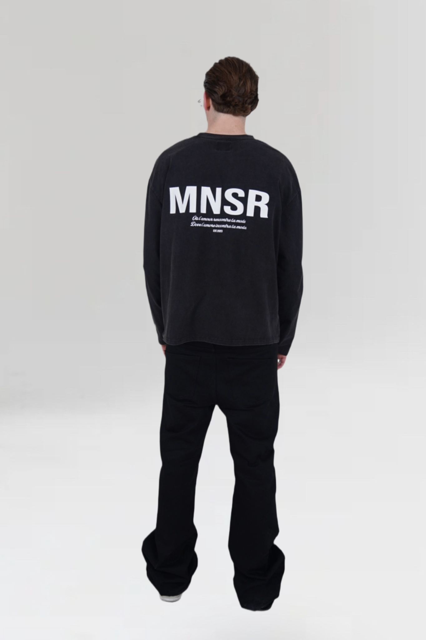 MNSR LONGSLEEVE - WASHED BLACK
