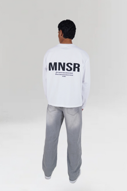 MNSR LONGSLEEVE - WHITE