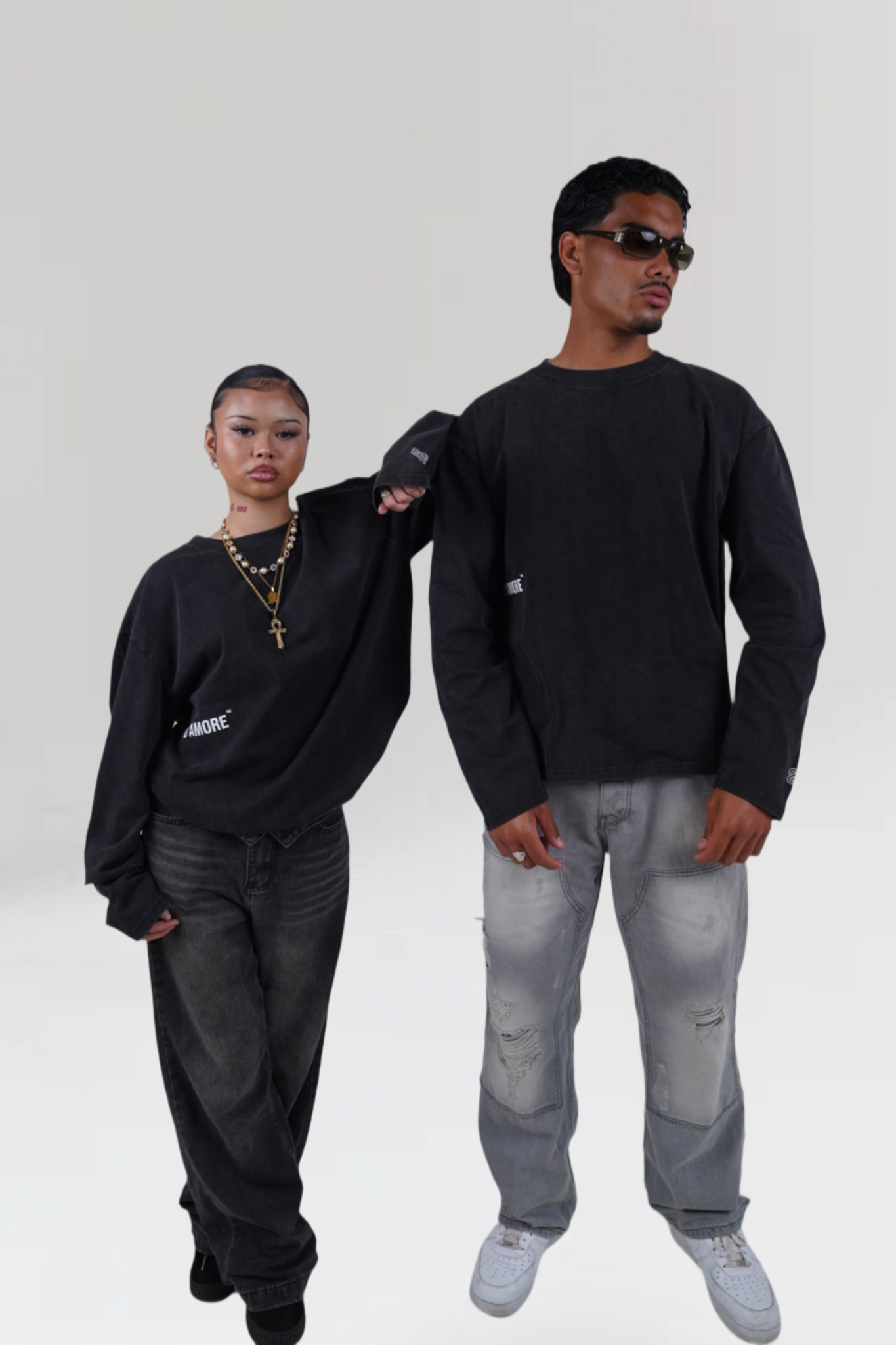 MNSR LONGSLEEVE - WASHED BLACK