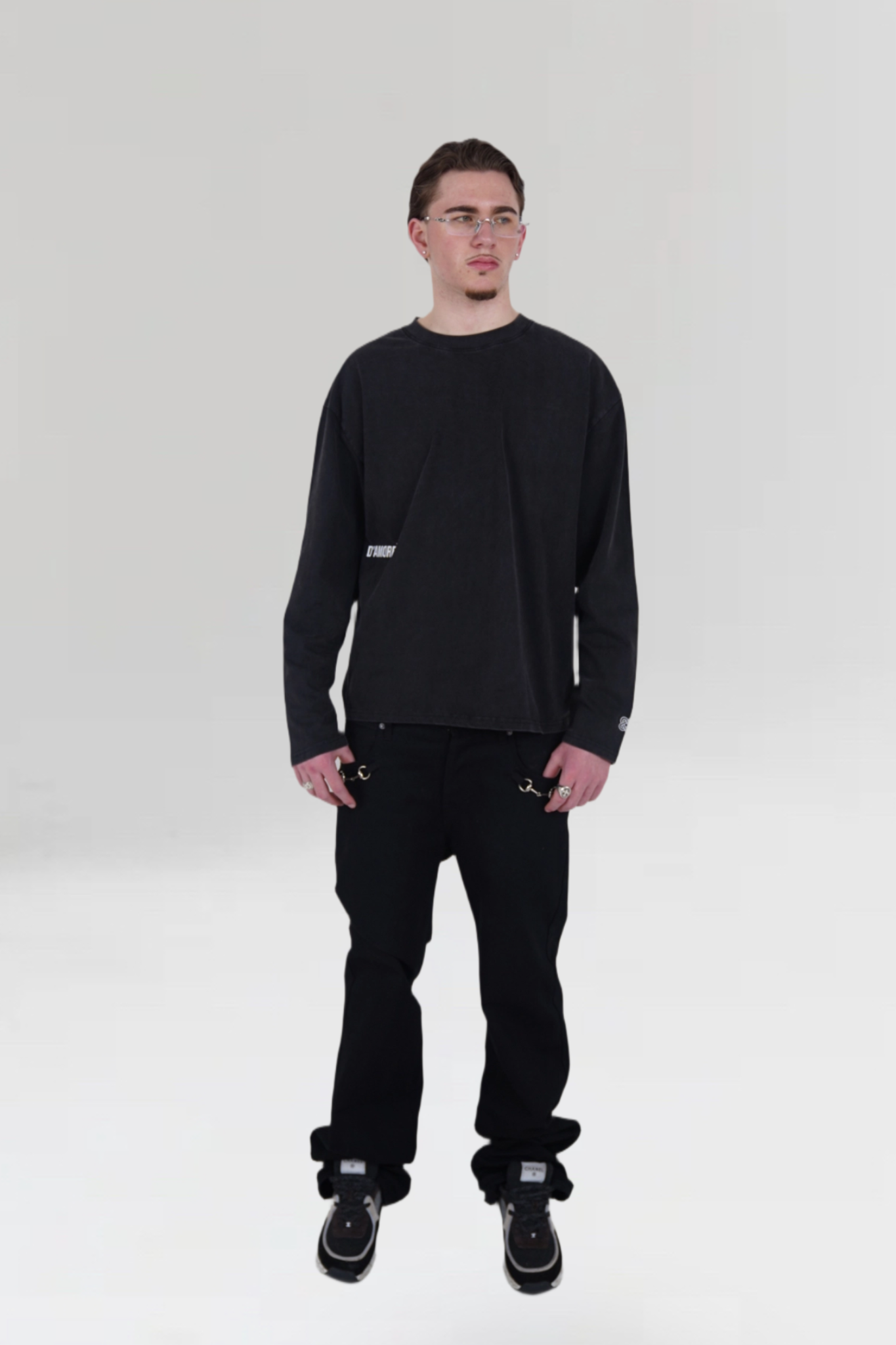MNSR LONGSLEEVE - WASHED BLACK